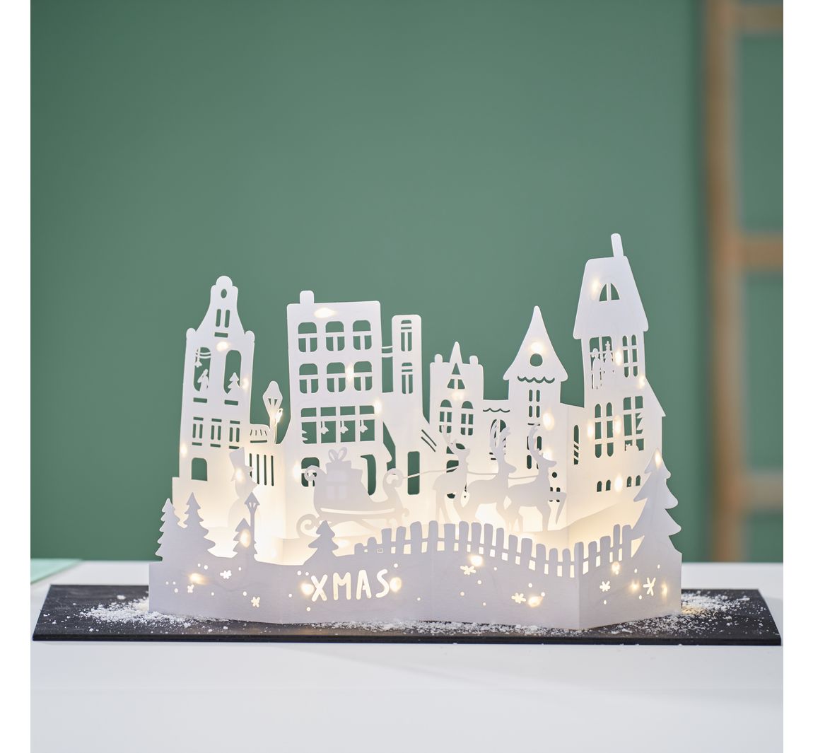 VBS Papier-Silhouette "Weihnachtsdorf"