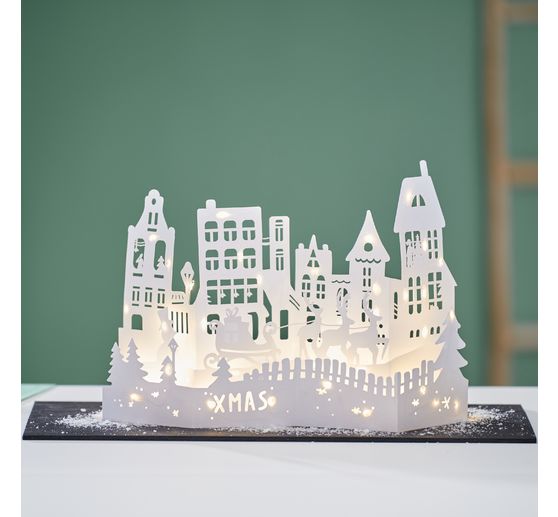 VBS Papier-Silhouette "Weihnachtsdorf"