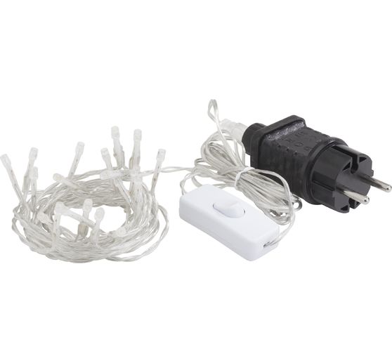 VBS LED-Lichterkette mit Schalter, 20 LEDs