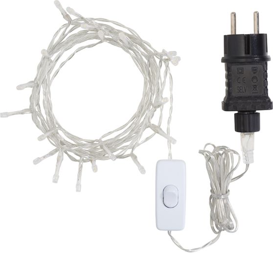VBS LED-Lichterkette mit Schalter, 20 LEDs
