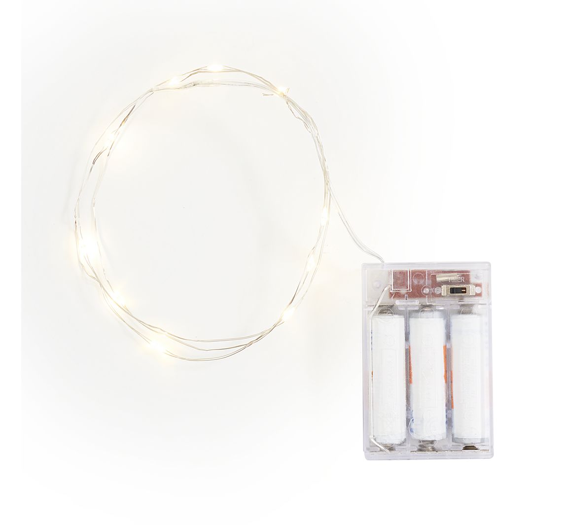 VBS Micro-LED-Lichterkette "10 LEDs", mit Timer