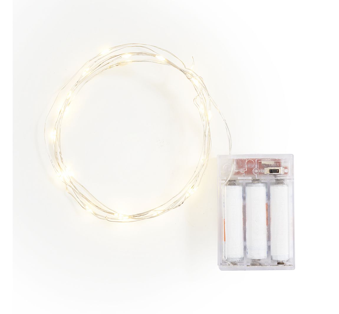 VBS Micro-LED-Lichterkette "20 LEDs", mit Timer