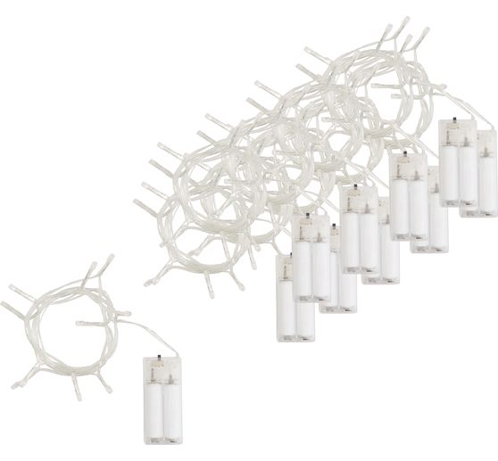 VBS LED-Lichterketten "10 LEDs", 10 Stück