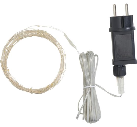 Micro-LED-Lichterkette mit Trafo "100 LEDs"