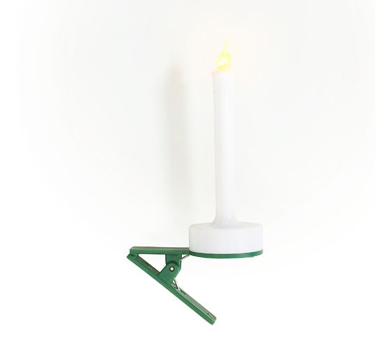 VBS LED-Tannenbaumkerze mit Clip, 10 Stück
