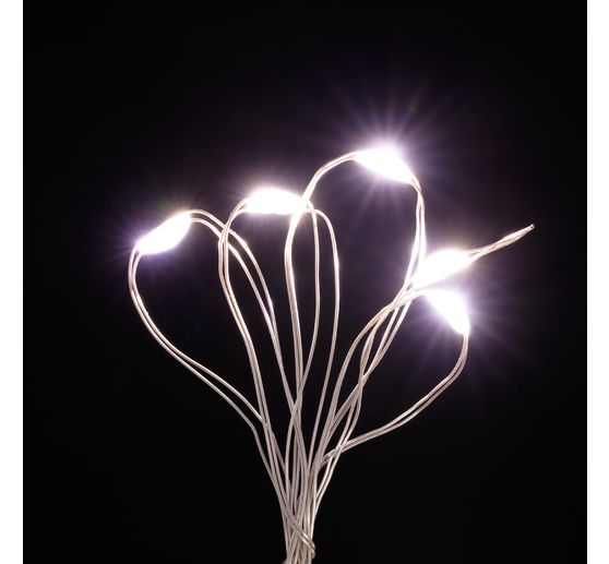 Micro-LED-Lichterkette mit Timer, 20 LEDs