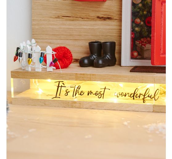 Micro-LED-Lichterkette mit Timer, 20 LEDs