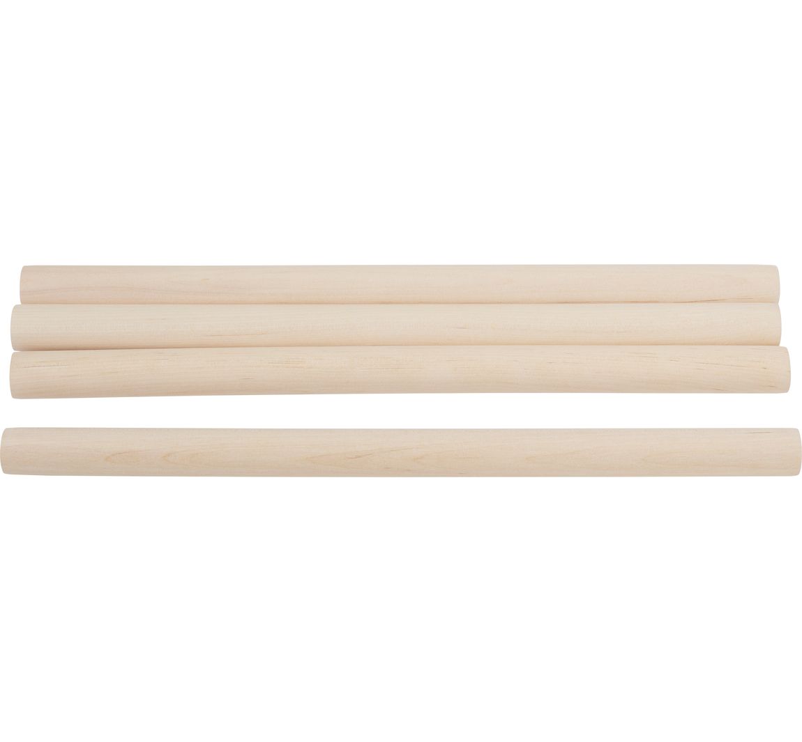 VBS Holz-Rundstäbe, 30 cm - Ø 20 mm, 4 Stück