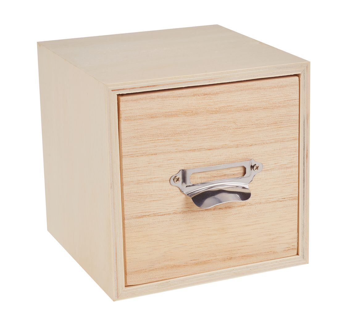 VBS Schubladenbox "Würfel"