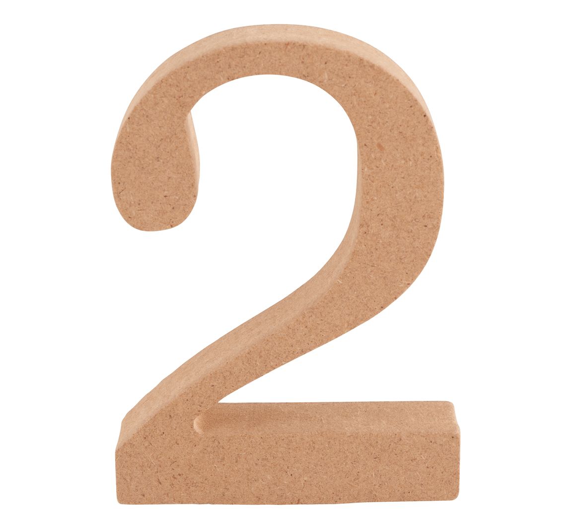 VBS MDF Zahl - Ziffer "2"
