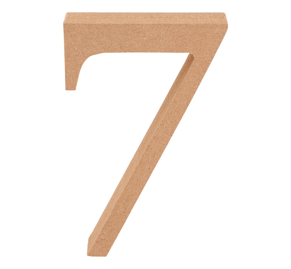 VBS MDF Zahl - Ziffer "7"