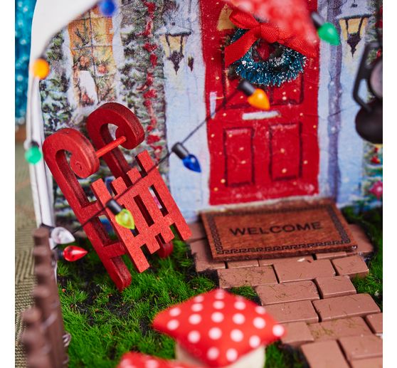 Serviette "Christmas Door"