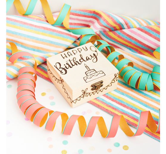 VBS Holzk&auml;stchen, quadratisch