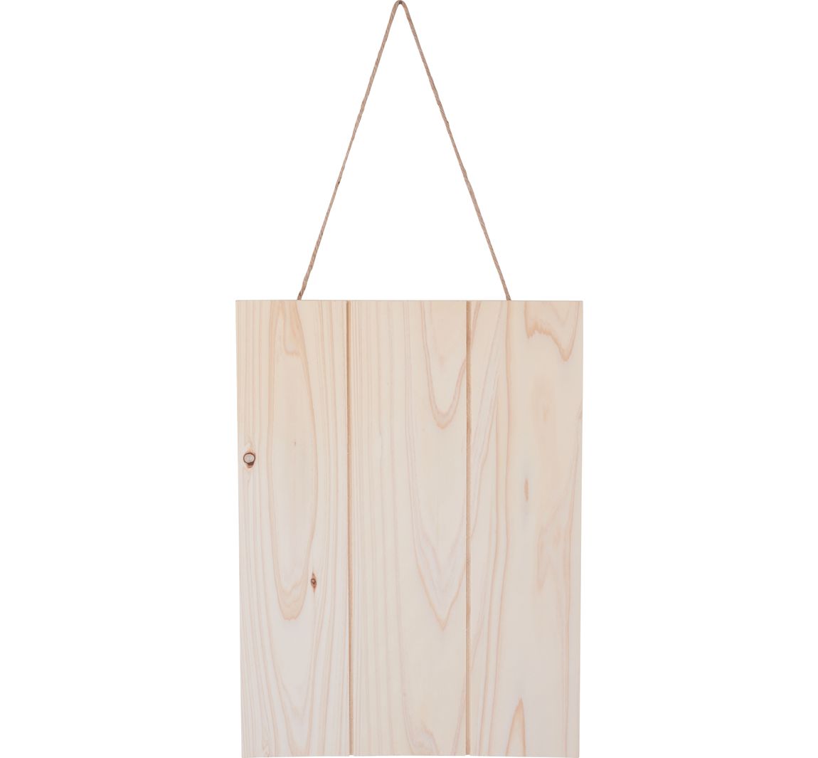 VBS Deko-Holzplatte mit Aufhängung - ca. 30 x 40 cm