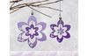 Holz Mobile "Blumen und Schmetterling", 2er-Set