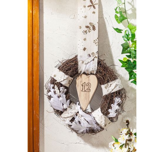 VBS Holz-Anhänger "Herz", 2 Stück
