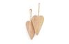 VBS Wooden decoration pendant "Heart", 2 pieces