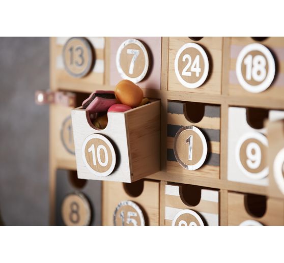 VBS Mini-Kommode / Adventskalender mit 24 Schüben