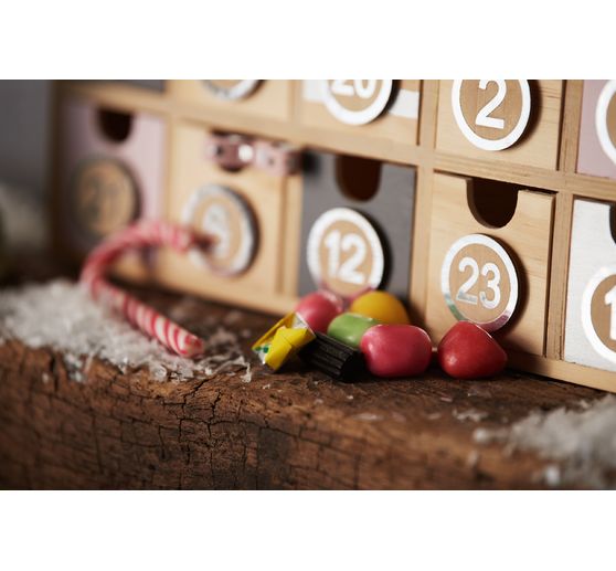 VBS Mini-Kommode / Adventskalender mit 24 Schüben