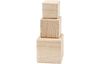 Wooden cubes, set of 3