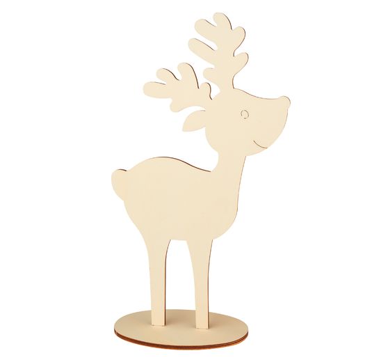 Stehfiguren "Schneemann und Elch"
