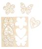 VBS Decoration pendant "Flowers, hearts and butterflies"