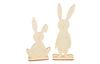 VBS Stehfiguren Hasen "Bunny und Funny", 2-er Set