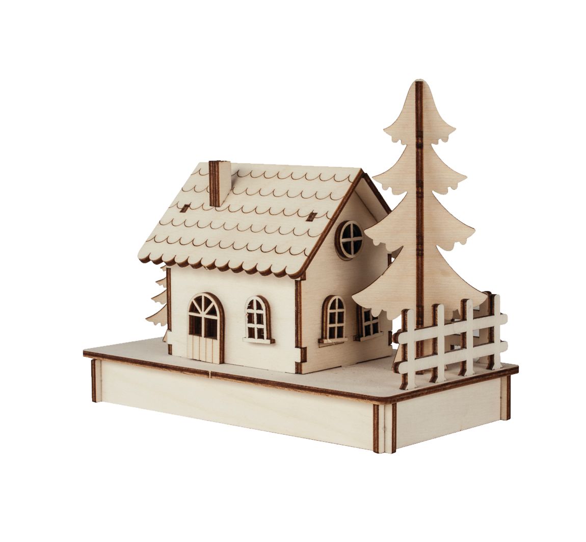 Holzbausatz "Lichterhaus"
