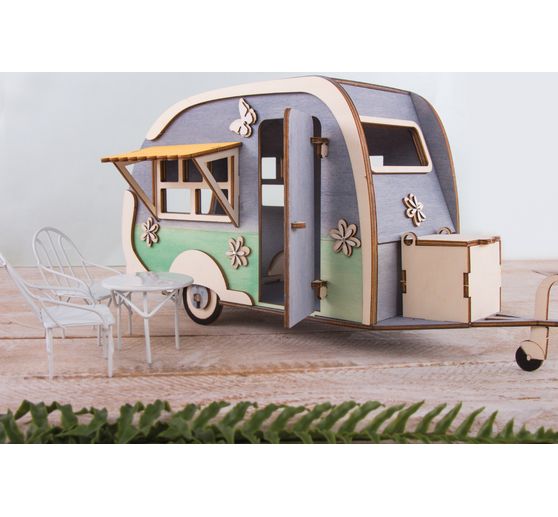 Holzbausatz "Wohnwagen"