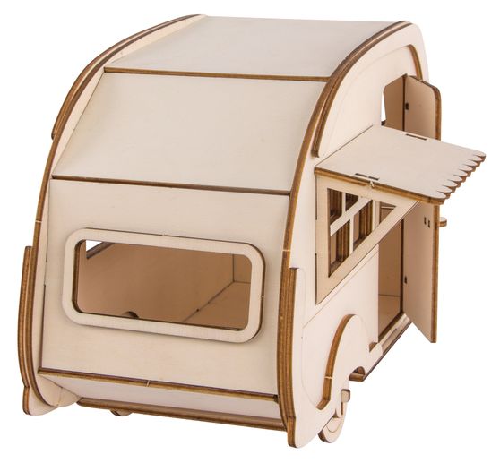 Holzbausatz "Wohnwagen"
