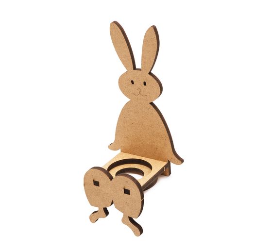 Kantenhocker "Hase Diddy", MDF-Holz