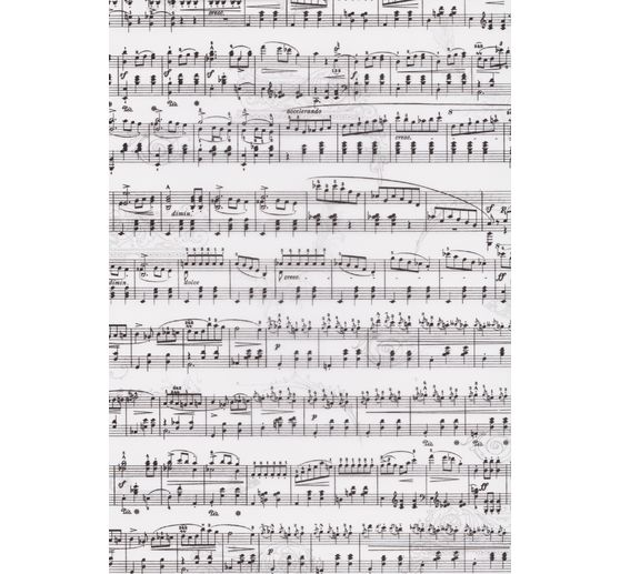 Transparentpapier "Noten"