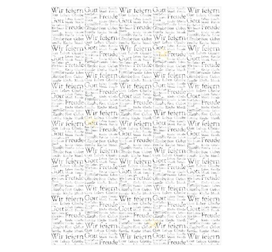 Transparentpapier "Silver Style Worte"