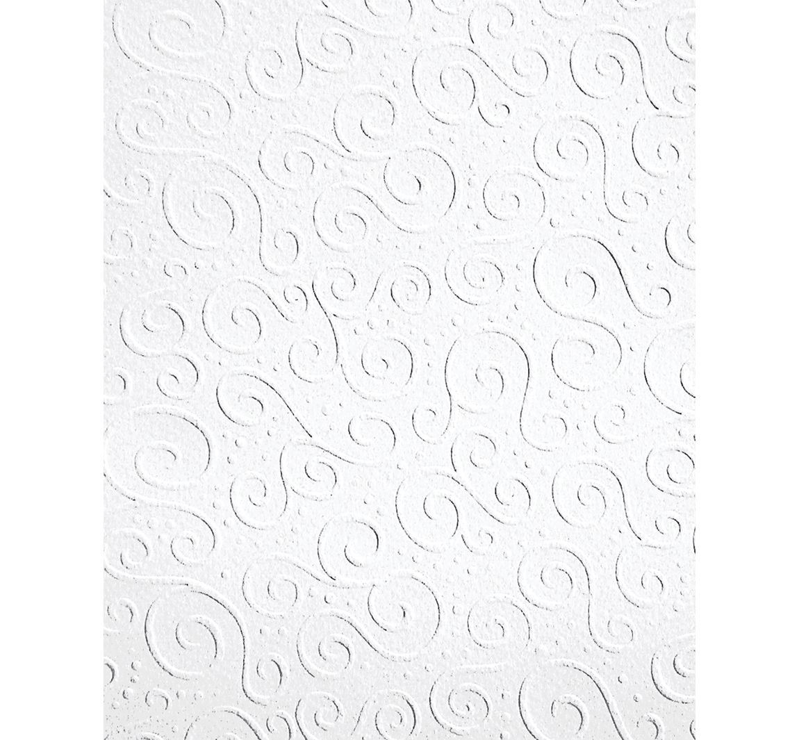 Prägekarton Milano, ca. 50 x 70 cm, 220g/m² - Weiß