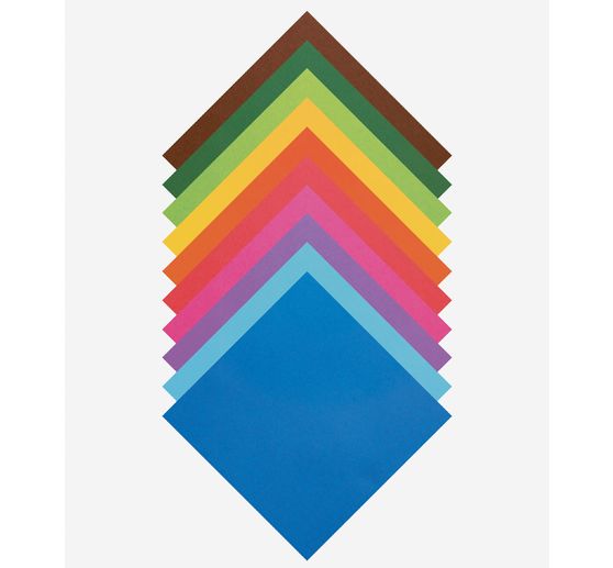 Faltpapier, 10 x 10 cm