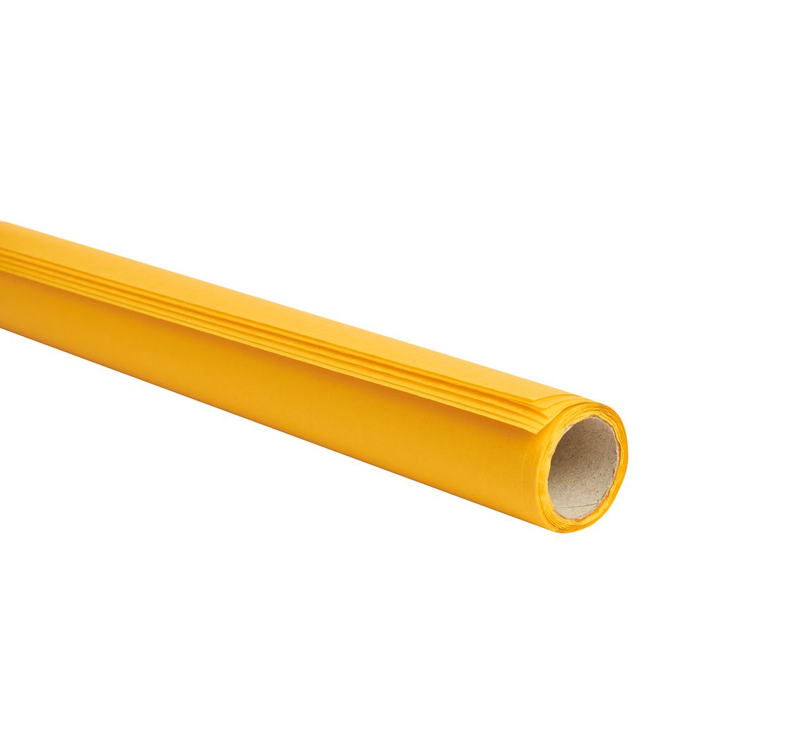 Seidenpapier, 50 x 70 cm, 20g/m², 6 Bögen - Goldgelb