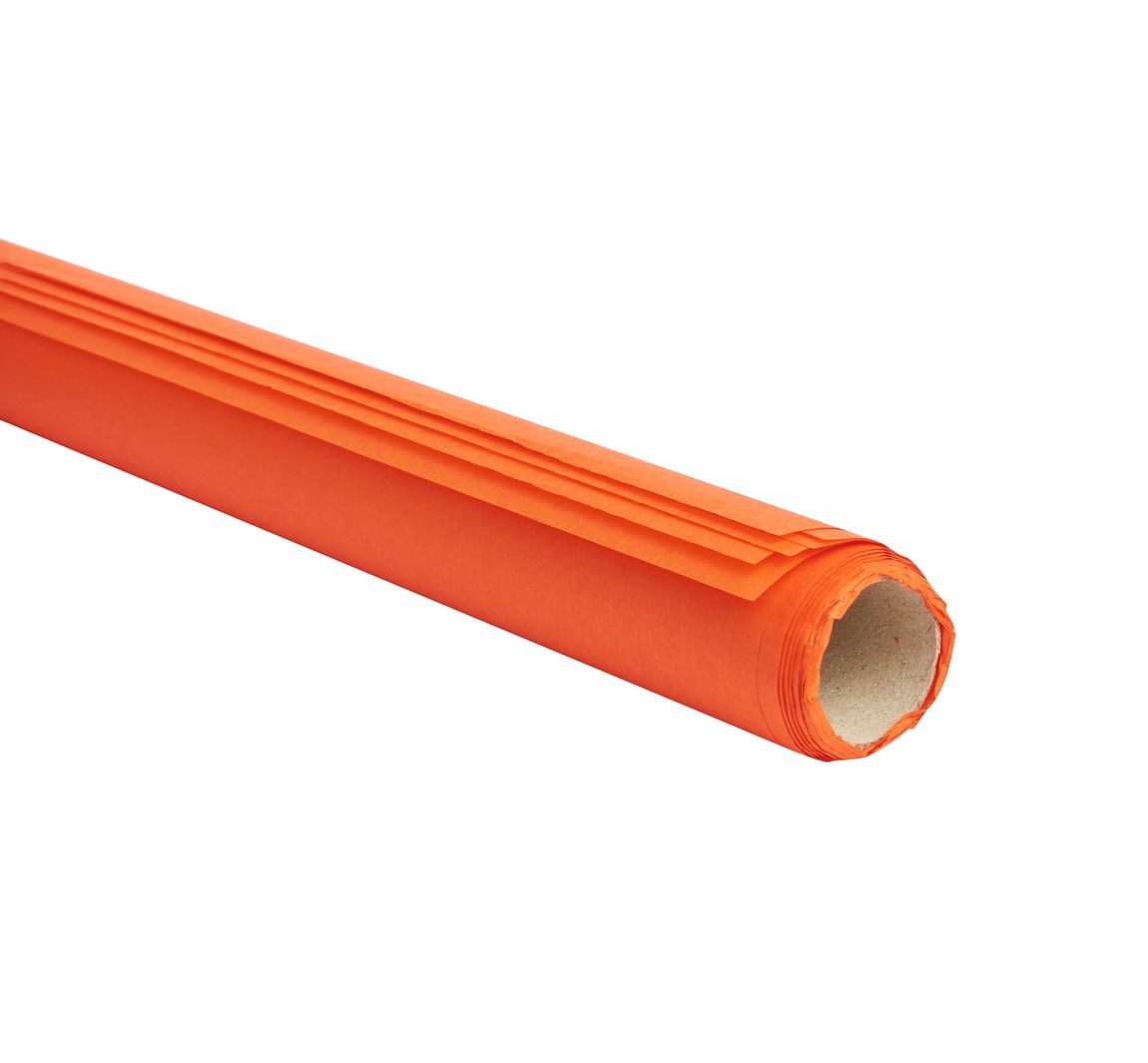 Seidenpapier, 50 x 70 cm, 20g/m², 6 Bögen - Orange