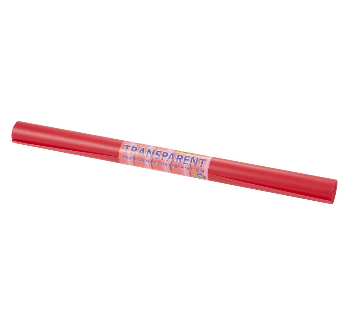Transparentpapier extra stark - Rot