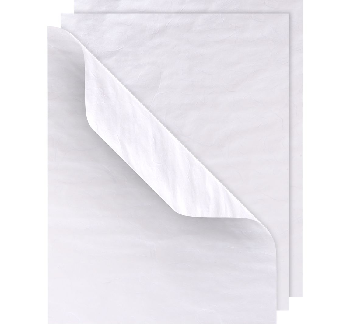 VBS Strohseide, 50x70cm, 3 Bögen - Weiß