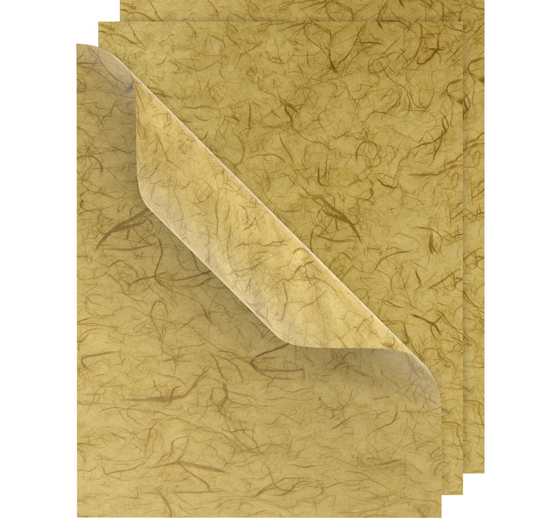 VBS Strohseide, 50x70cm, 3 Bögen - Olivgrün