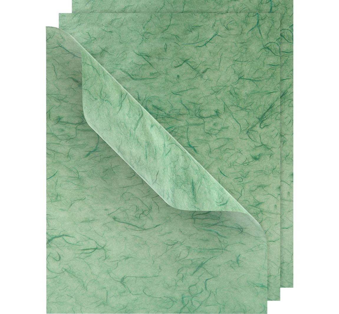 VBS Strohseide, 50x70cm, 3 Bögen - Dunkelgrün