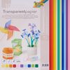 Transparentpapier, 10 Blatt Bunt