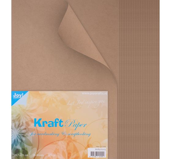 Kraftpapier DIN A4, 25 Blatt