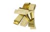 Papierstreifen glänzend "Glitter, gold", 50mm