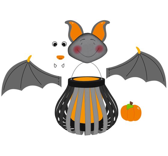 Laternen-Bastelset "Fledermaus"
