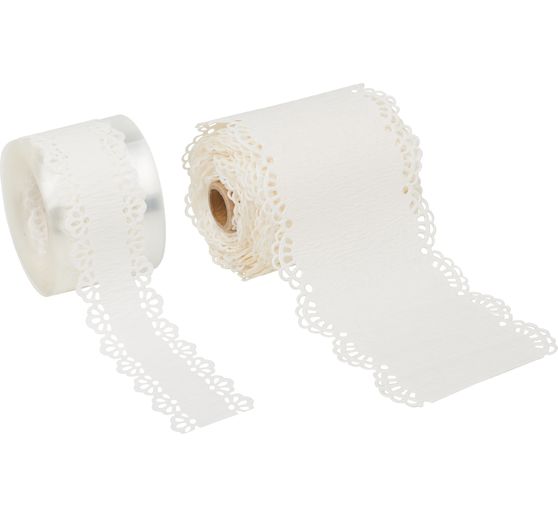 Papier Spitzenbordüre, selbstklebend, 2m