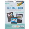 Bastel Dauerkalender, 17 x 24 cm Schwarz