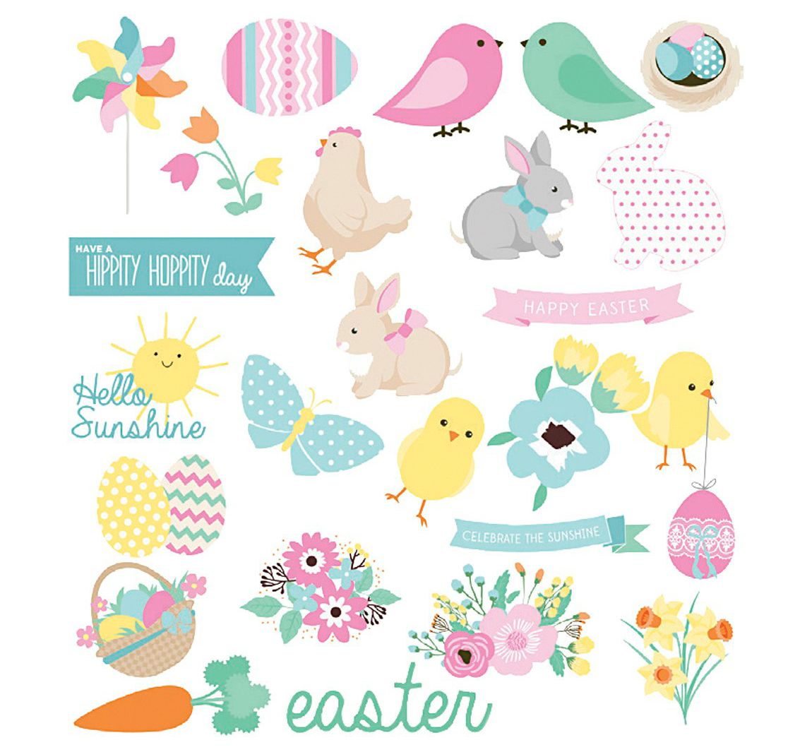 Papier-Stanzmotive"Vintage" - Ostern