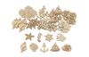 Wood scatter decoration "Maritime", 45 pieces