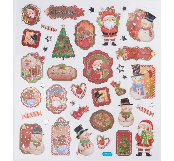 Carnet de stickers « Noël », 12 feuilles - VBS Hobby